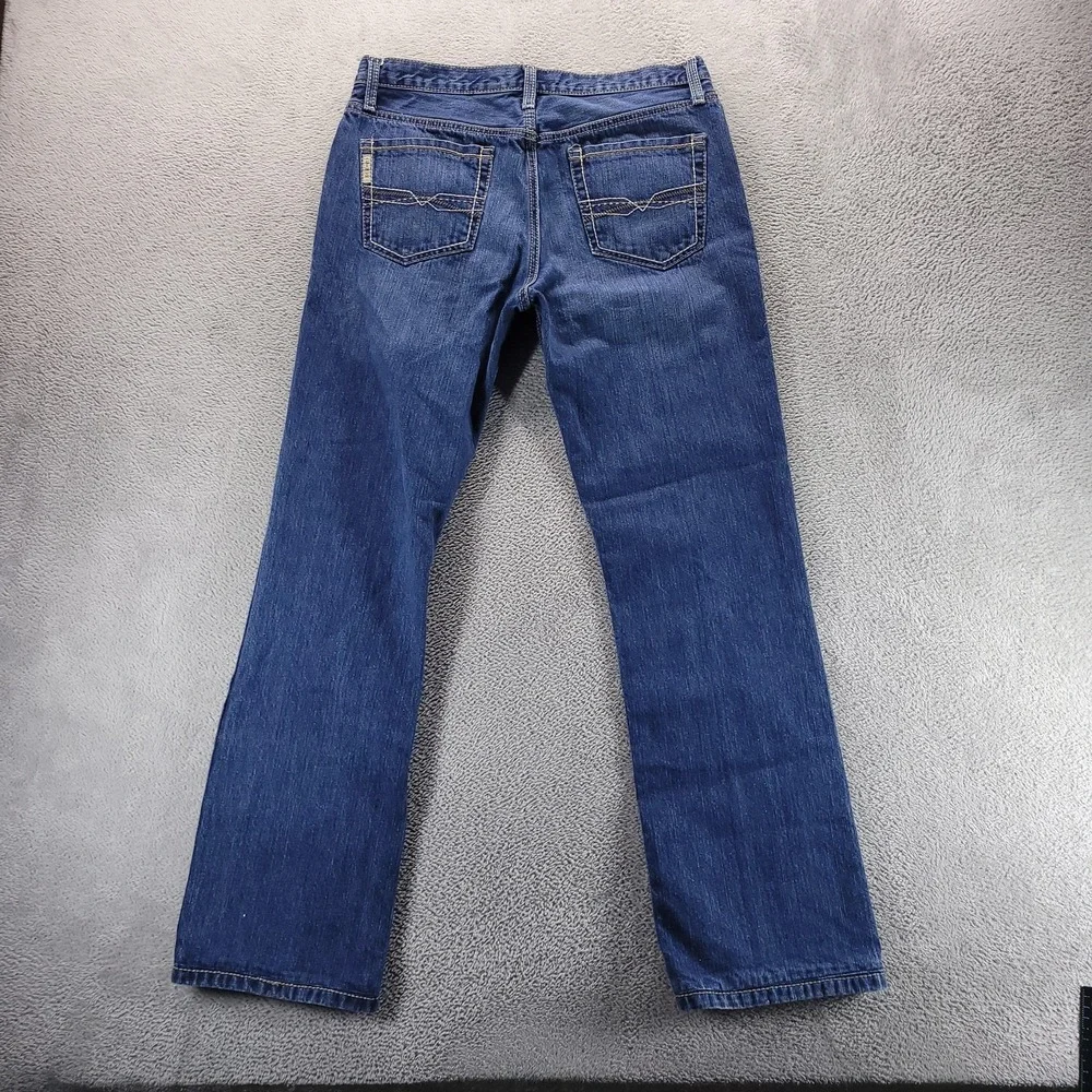 Cinch Jeans Mens 33x30 Blue Ian Slim Fit Dark Wash Western Rodeo Cowboy